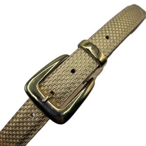 Elite Vintage Gold Metallic Belt Women's M 80s 90s Glam Statement